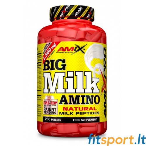AmixPro Big Milk Amino 250 tab. (looduslikud piimavalgu peptiidid) 